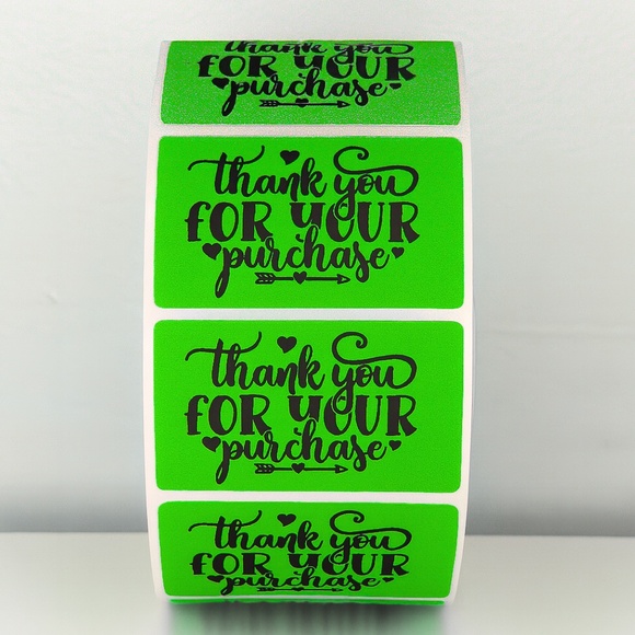 Thank You For Your Purchase Stickers – Small Business Packaging Labels 2" - Picture 8 of 11